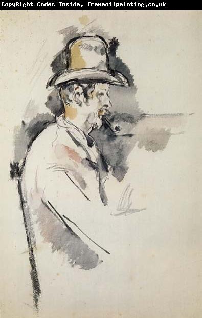 Paul Cezanne Man with a Pipe